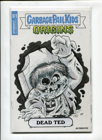 Dead Ted (GPK) Comic Book Sketch Cover