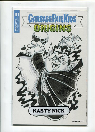 Nasty Nick (GPK) Comic Book Sketch Cover