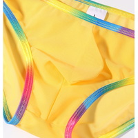 Wholesale multi-color 6PK Men's sexy underwear mesh gauze sheer quick-dry briefs underpants 4039SJ - Thumbnail 5