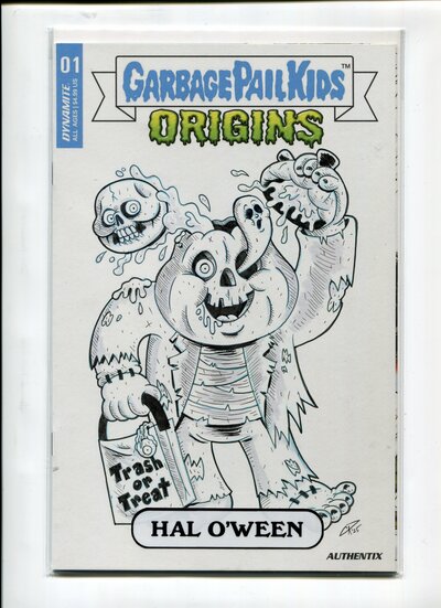 Hal O'Ween (GPK) Comic Book Sketch Cover