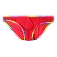 Wholesale multi-color 6PK Men's sexy underwear mesh gauze sheer quick-dry briefs underpants 4039SJ - Thumbnail 8