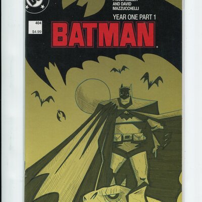 Bat man comic book sketch cover
