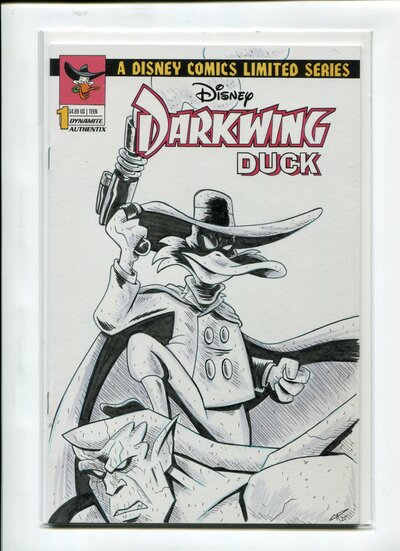 Darkwing Duck Comic Book Sketch Cover