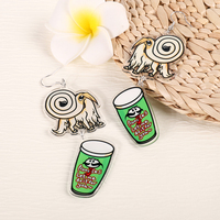 Animal earrings - Let me do it for you - Borzoi Dog - Thumbnail 1