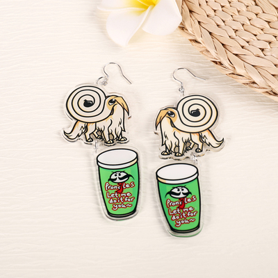 Animal earrings - let me do it for you - borzoi dog