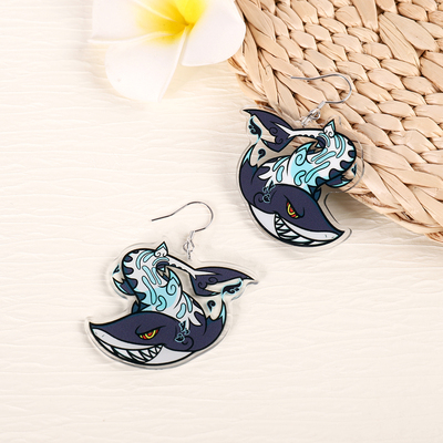 Animal earrings - Thunder Storm - Tiger Shark