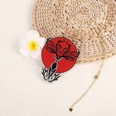 Animal necklace - antlers of death