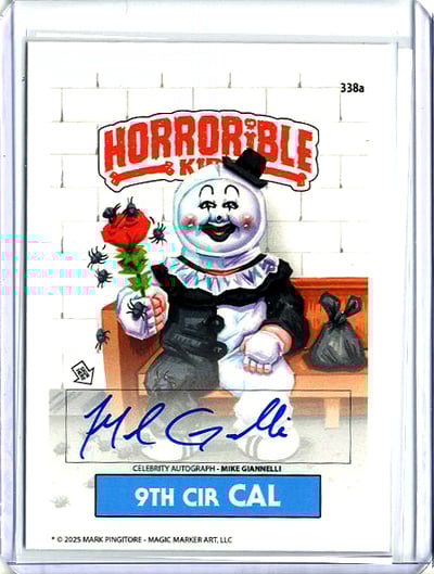Horrorible Kids MICHAEL GIANNELLI - CELEBRITY AUTO Card