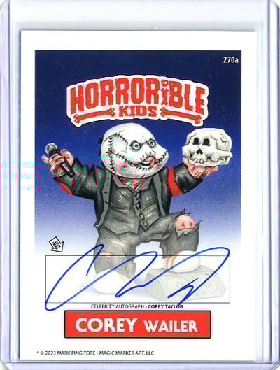 Horrorible Kids COREY TAYLOR (C) - CELEBRITY AUTO Card
