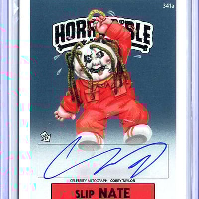 Horrorible kids corey taylor (b) - celebrity auto card