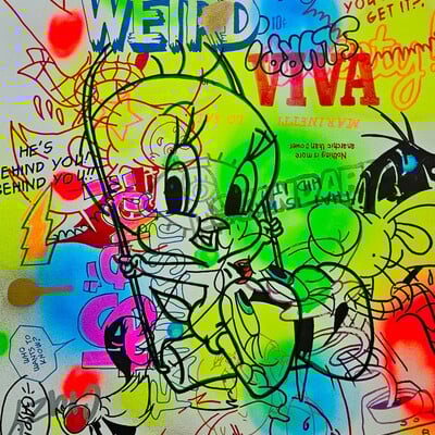 Drawing by judas arrieta "viva tweety" - Thumbnail 2