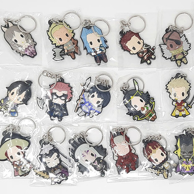 Fire emblem awakening rubber strap keychains