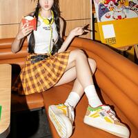Trendy Fashion Hamburger Skater Shoes For Women - Thumbnail 2