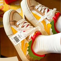 Trendy Fashion Hamburger Skater Shoes For Women - Thumbnail 1
