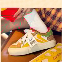 Trendy Fashion Hamburger Skater Shoes For Women - Thumbnail 6