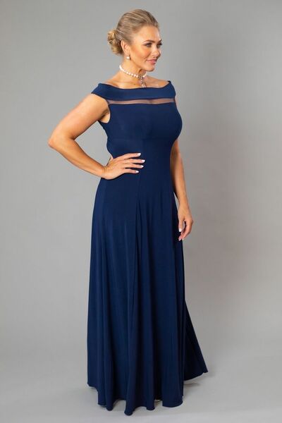 Simple Sheath Royal Blue Mother of the Bride/Groom Dress Evening Formal Dress