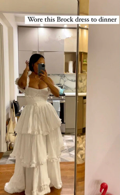 Beautiful A line Straps Ruffles Floor Length Chiffon Prom Dresses