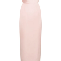 Sheath Sweetheart Satin Pink Long Prom Dresses - Thumbnail 4