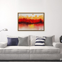 Blazing Sunset Art Print - 24" X 36" - Thumbnail 3