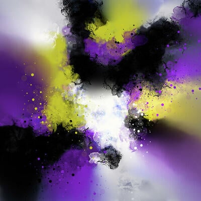 Purple shades 24" x 36" art print