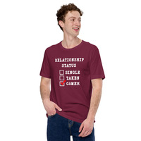 Gamer relationship t-shirt Unisex - Thumbnail 28