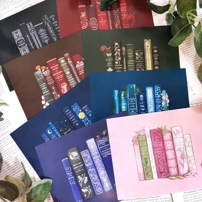 Old Book Spine Art Prints