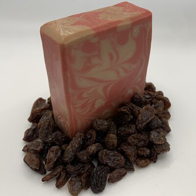 Rum raisin soap