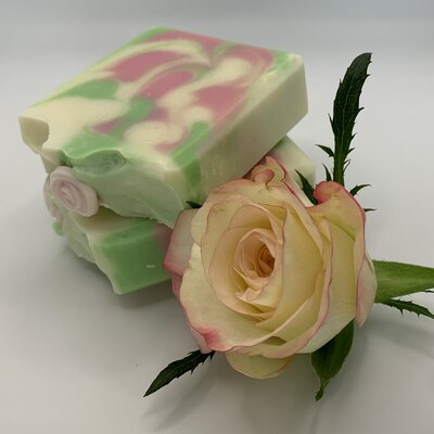 Blooming roses soap