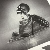 "Solace" *hand-embellished* by Juliet Schreckinger (12"x12" giclée print, hand-embellished variant, **RARE** limited edition of 5) - Thumbnail 1