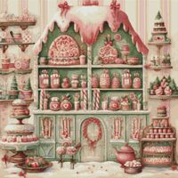 Candy Store 1 Cross Stitch Pattern - Thumbnail 1