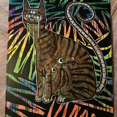 I hunger 18x24 canvas panel 