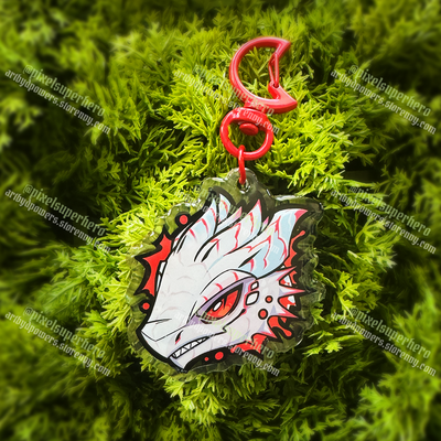 Wicked dragon charm