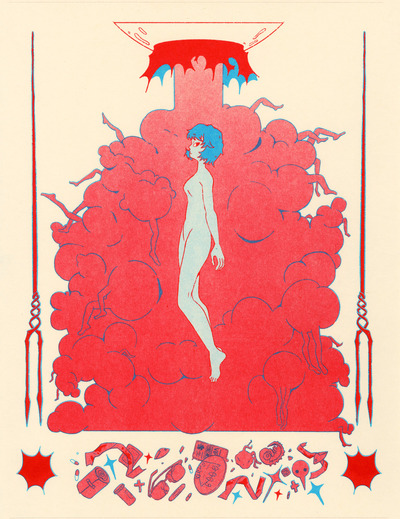 Ayanami Rei Evangelion Print