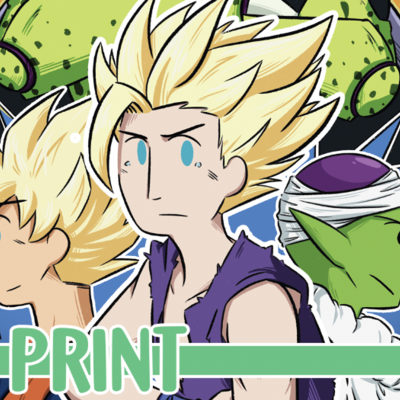 Dragonball cell arc print