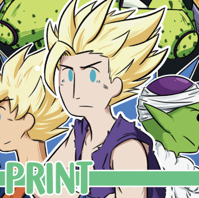 Dragonball Cell Arc Print