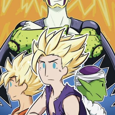 Dragonball cell arc print