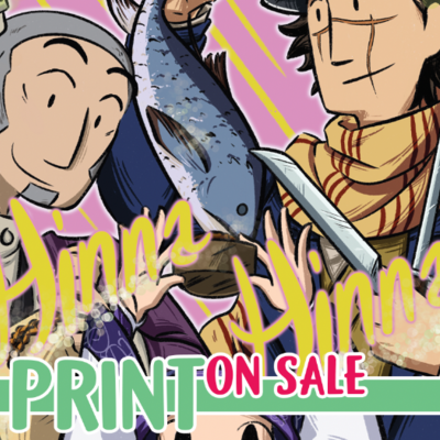 On sale- golden kamuy print