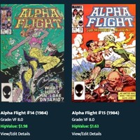 Marvel Comics Alpha Flight 1984 set of eight comics John Byrne - Thumbnail 8