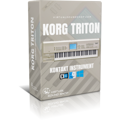 Korg triton kontakt library - virtual instrument nki vst software