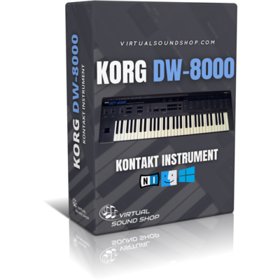 Korg dw-8000 kontakt library - virtual instrument nki vst software