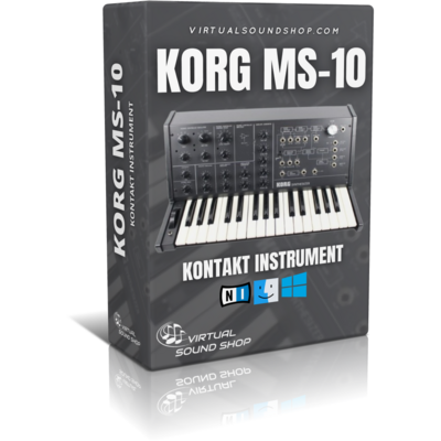 Korg ms-10 kontakt library - virtual instrument nki vst software