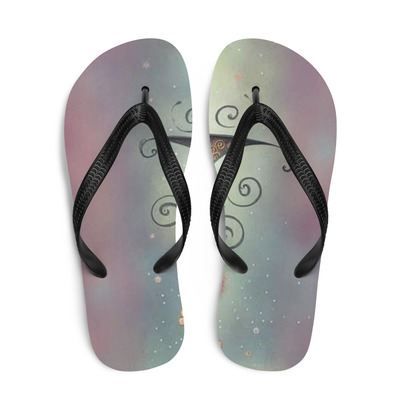 Sonya frabic flip-flops