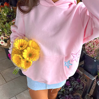 *Free Shipping*DOUBLE STARS PATCH HOODIE - Thumbnail 1