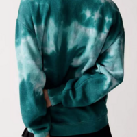 TIE DYE HEART PATTERN SWEATSHIRT - Thumbnail 5