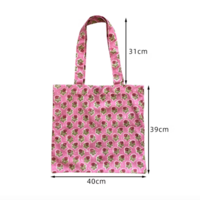 FLOWERS TOTE BAG - Thumbnail 4