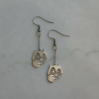 H.G. FELIX SHOOTER EARRINGS SILVER or 14K GOLD PLATED - Thumbnail 2