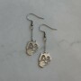 H.G. FELIX SHOOTER EARRINGS SILVER or 14K GOLD PLATED-2