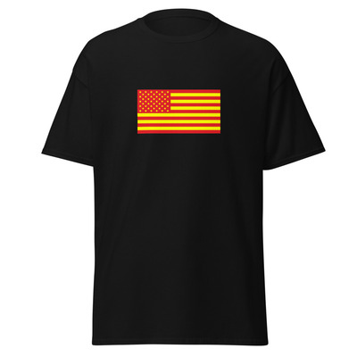 Usa - asian americans | ethnic american flag interactive t-shirt