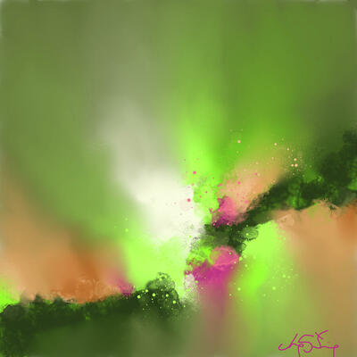 Garden of hope 24 x 24 art print - Thumbnail 3