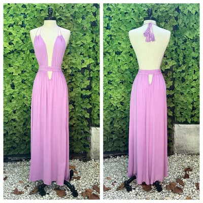 Open back "keyhole" dress